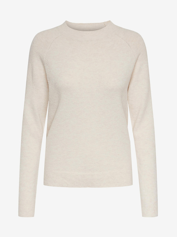 ONLY Krémszínű Basic pulóver ONLY Rica