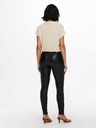 ONLY Fekete műbőr leggings ONLY Jessie