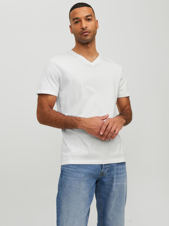 Jack & Jones Fehér Jack & Jones férfi basic póló