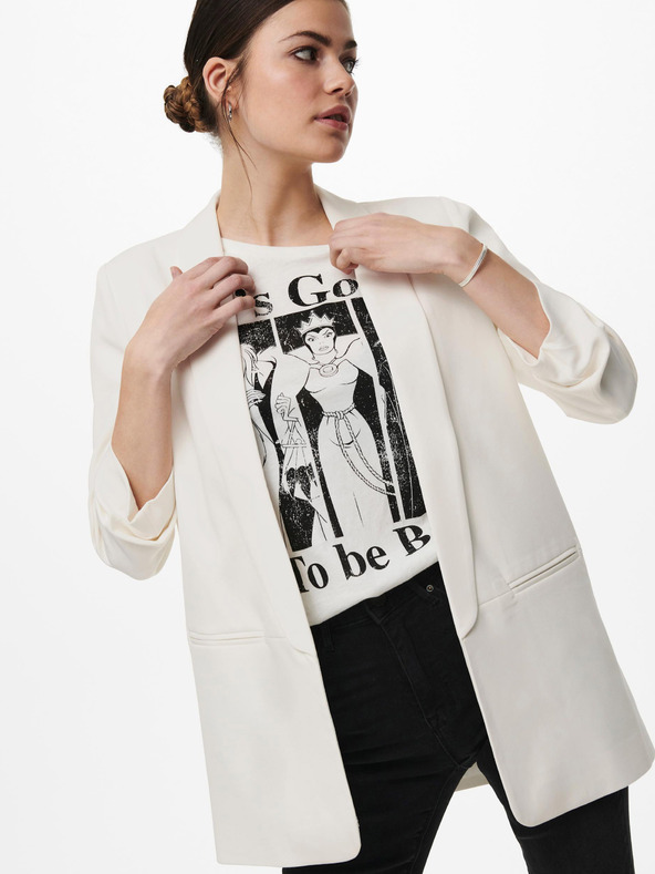 ONLY Krémszínű női kabát ONLY Elly