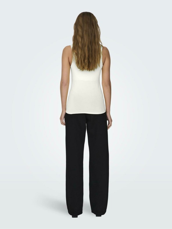 ONLY Krémszínű női megfordítható páncélos felső ONLY Ea