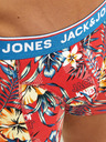 Jack & Jones Három darabos férfi mintás boxeralsó készlet piros, fekete és kék színben Jack & Jones Azores