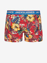 Jack & Jones Három darabos férfi mintás boxeralsó készlet piros, fekete és kék színben Jack & Jones Azores