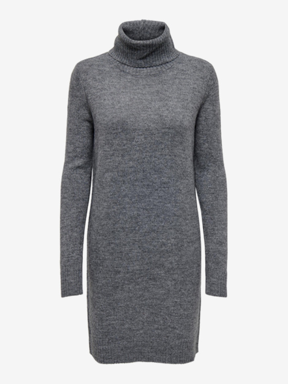 Jacqueline de Yong Szürke Női csíkos pulóver ruha JDY Elanor