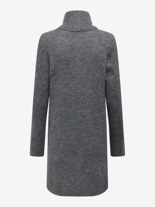 Jacqueline de Yong Szürke Női csíkos pulóver ruha JDY Elanor