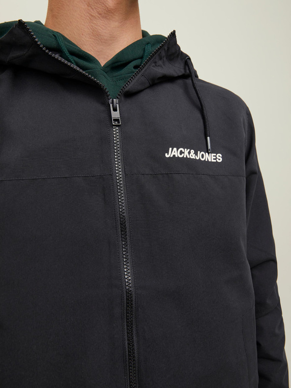 Jack & Jones Fekete Jack & Jones Rush férfi könnyű kabát