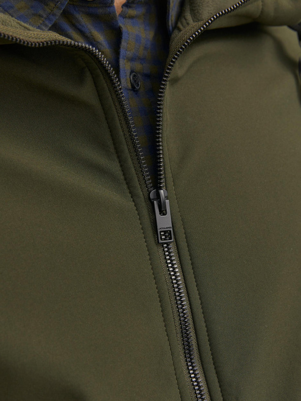 Jack & Jones Khaki színű férfi Jack & Jones Basic Lightweight Softshell kabát