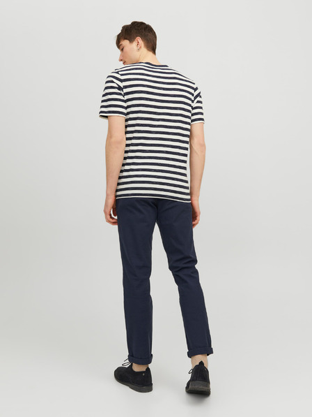 Jack & Jones Sötétkék férfi Jack & Jones Marco vágott chino nadrág