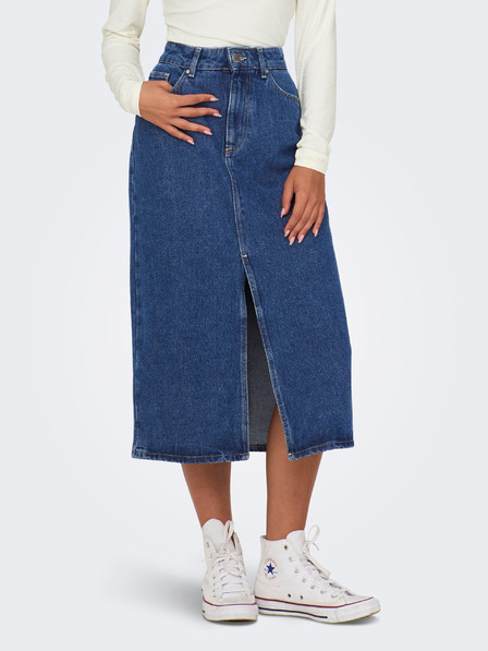 ONLY Kék Női farmer midi szoknya ONLY Bianca