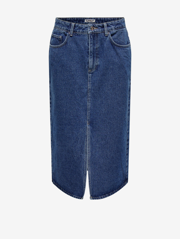ONLY Kék Női farmer midi szoknya ONLY Bianca