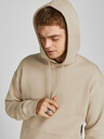 Jack & Jones Bézs férfi Jack & Jones Star kapucnis pulóver