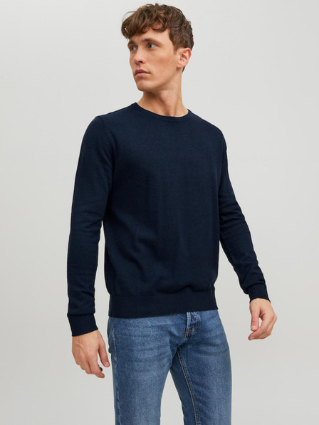 Jack & Jones Sötétkék férfi Jack & Jones Emil pulóver
