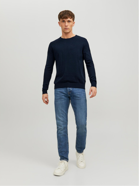 Jack & Jones Sötétkék férfi Jack & Jones Emil pulóver