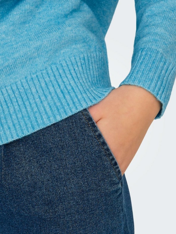 ONLY Világoskék női basic pulóver ONLY Lesly