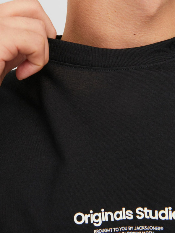 Jack & Jones Fekete férfi Jack & Jones Vesterbro póló