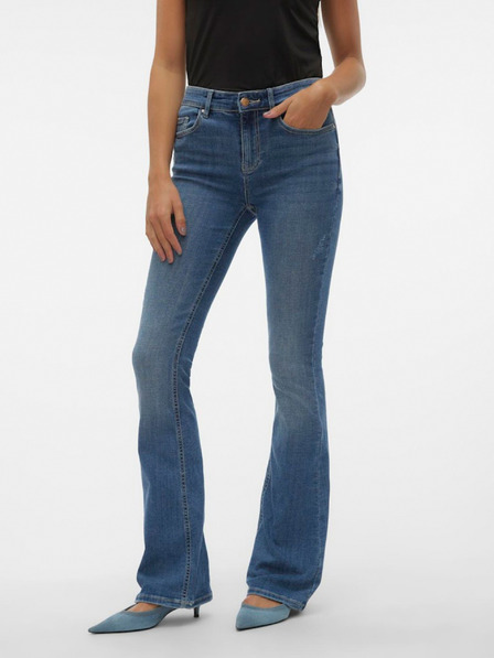 Vero Moda Kék női tűrt farmernadrág Vero Moda Flash