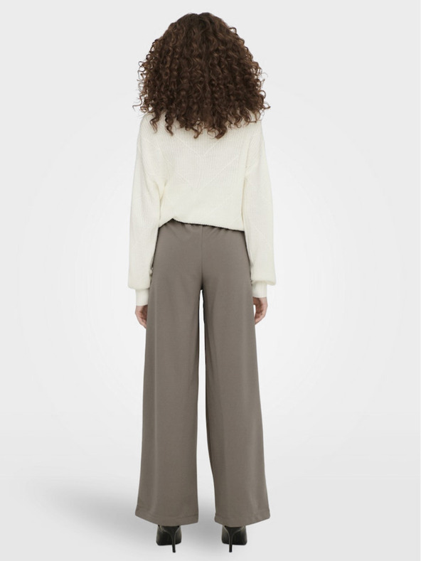 Jacqueline de Yong Barna Női széles szárú nadrág JDY Geggo