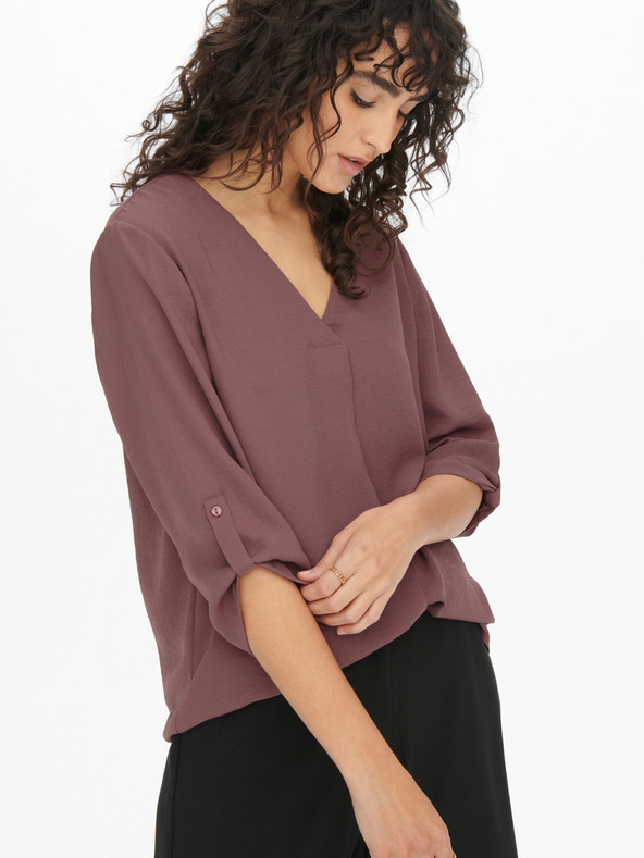 Jacqueline de Yong Sötét rózsaszín JDY Divya női blúz