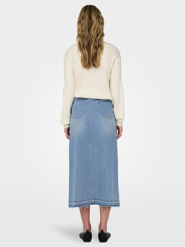 Jacqueline de Yong Világoskék Női farmer midi szoknya JDY Bella