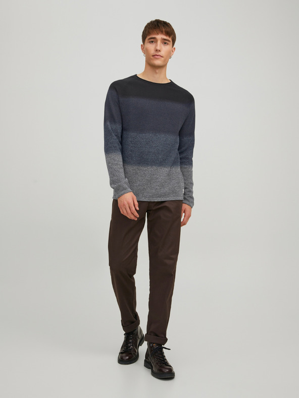 Jack & Jones Sötétkék férfi Jack & Jones Hill pulóver