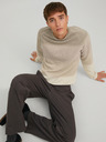 Jack & Jones Bézs színű Jack & Jones Hill férfi pulóver