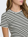 Jacqueline de Yong Fekete-fehér női csíkos póló JDY Solar