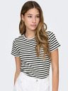 Jacqueline de Yong Fekete-fehér női csíkos póló JDY Solar