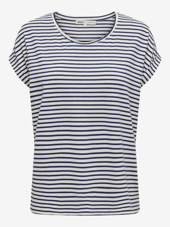 ONLY Kék-fehér női csíkos póló ONLY Moster