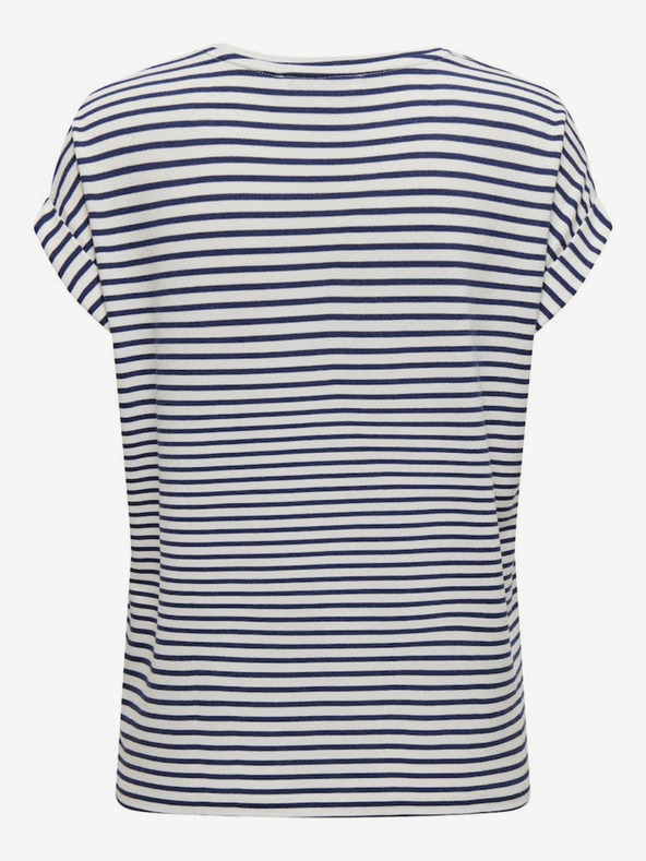ONLY Kék-fehér női csíkos póló ONLY Moster