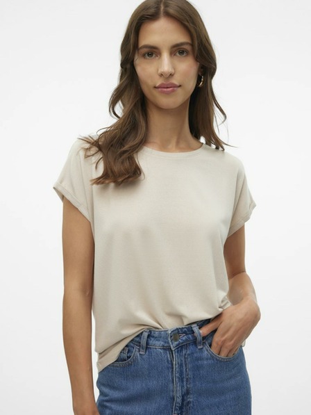 Vero Moda Vero Moda Lava női bézs színű póló