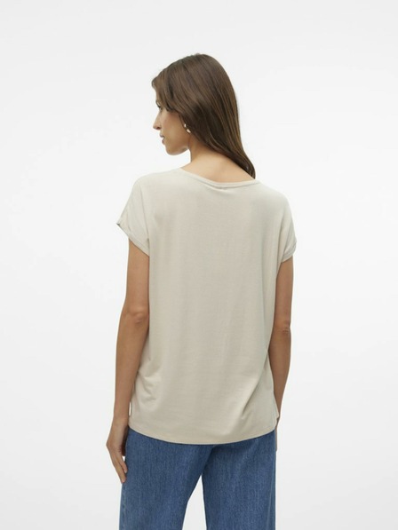 Vero Moda Vero Moda Lava női bézs színű póló