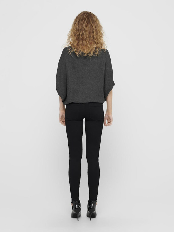 Jacqueline de Yong Sötétszürke női JDY New Behave pulóver