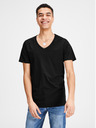 Jack & Jones Fekete basic póló Jack & Jones Basic