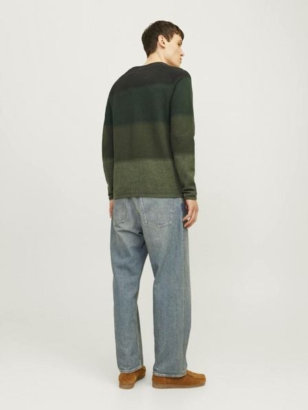 Jack & Jones Zöld férfi Jack & Jones JJEHILL csíkos Jack & Jones JJEHILL férfi pulóver