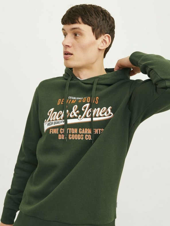 Jack & Jones Jack & Jones férfi khaki színű melegítőfelső