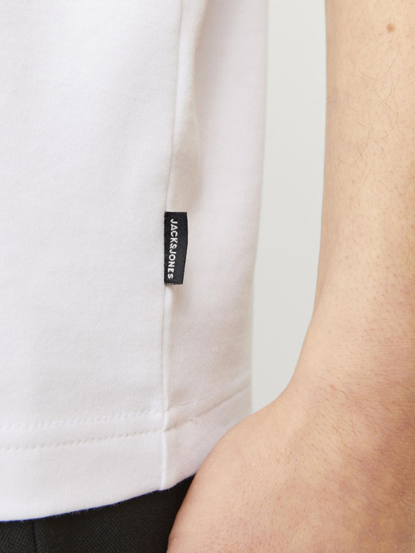 Jack & Jones Fehér Jack & Jones férfi kapucnis pulóver