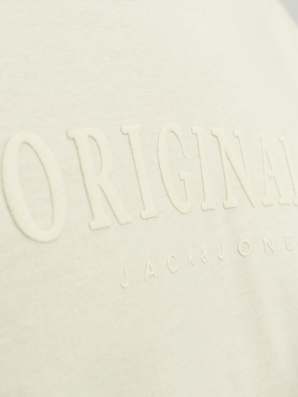 Jack & Jones Krém színű férfi Jack & Jones Frederiks JORFREDERIKSBERG Frederiks JORFREDERIKSBERG férfi póló