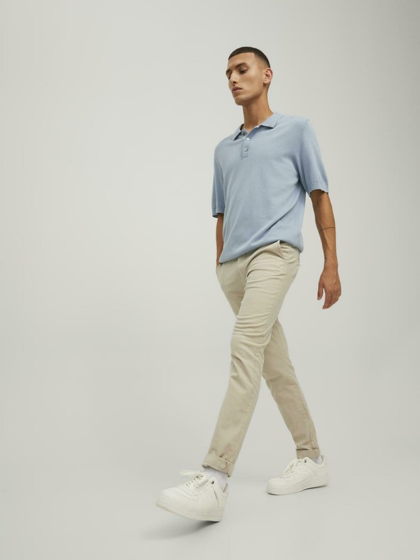 Jack & Jones Jack & Jones Marco bézs színű férfi chino nadrág