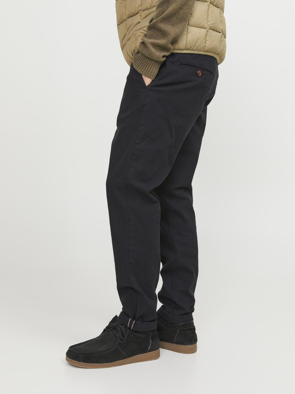 Jack & Jones Fekete Jack & Jones Marco férfi chino nadrág