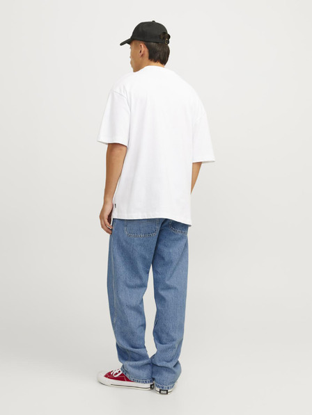 Jack & Jones Kék férfi széles farmernadrág Jack & Jones Glenn