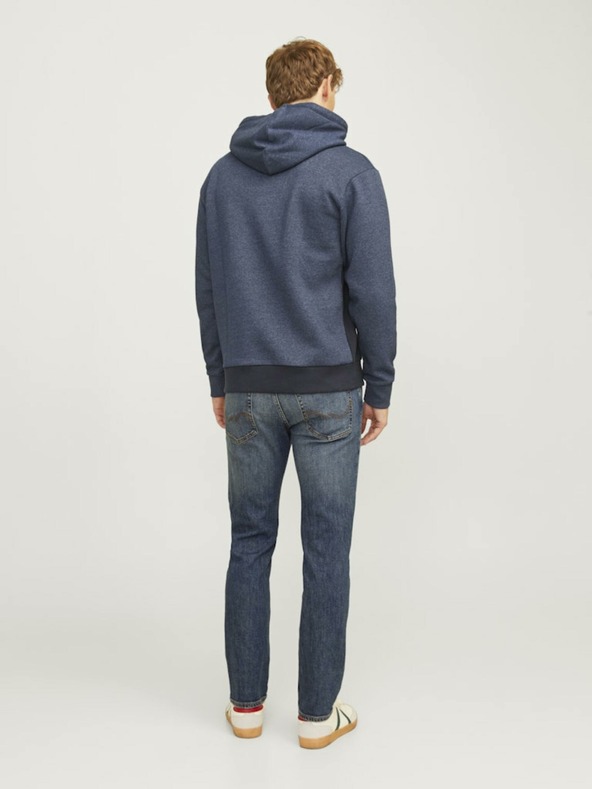 Jack & Jones Sötétkék férfi egyenes szabású farmernadrág Jack & Jones Clark