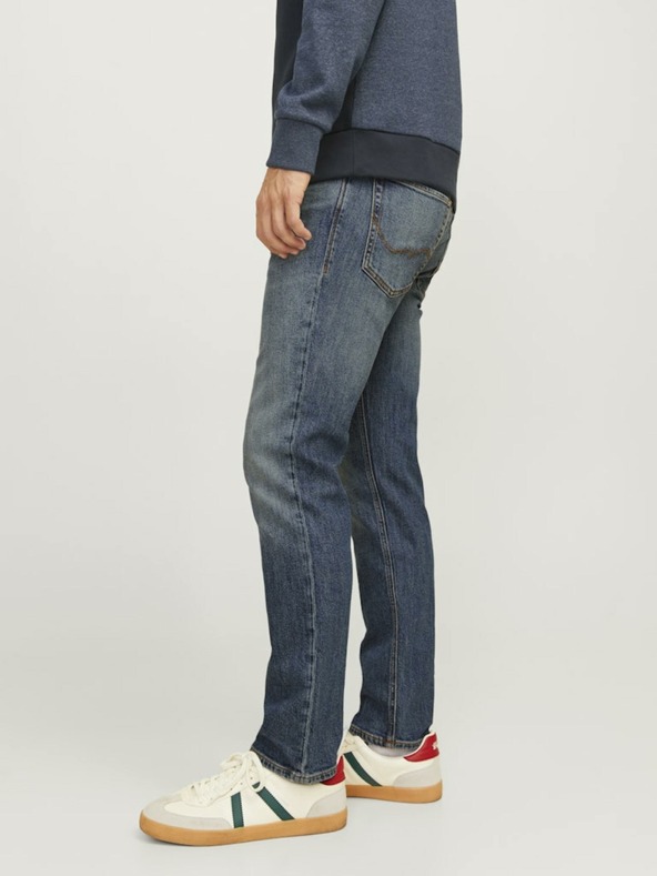 Jack & Jones Sötétkék férfi egyenes szabású farmernadrág Jack & Jones Clark