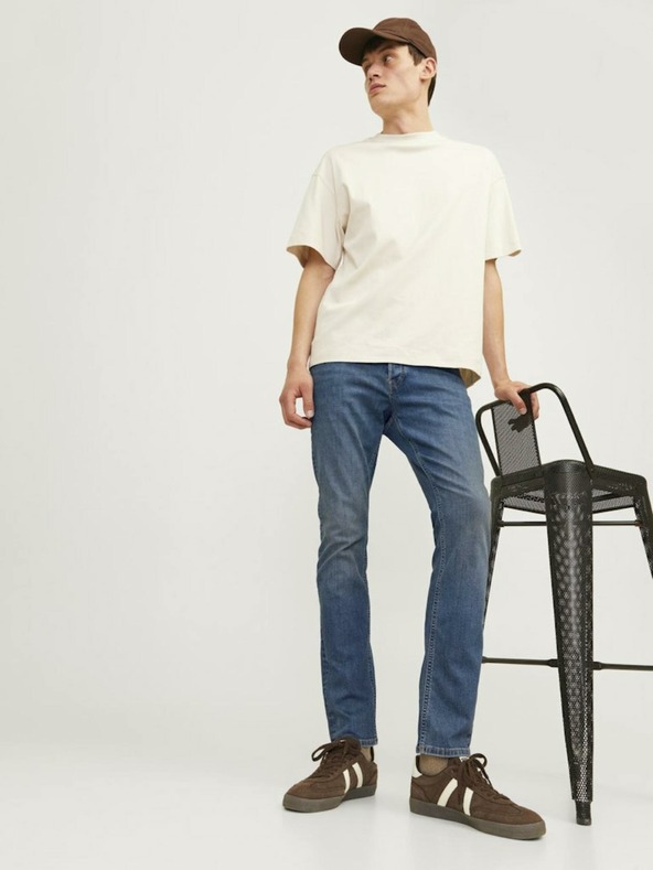 Jack & Jones Kék férfi slim fit farmer Jack & Jones Glenn