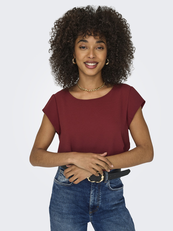 ONLY ONLY Vic bordó női blúz