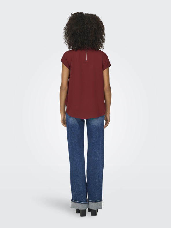 ONLY ONLY Vic bordó női blúz