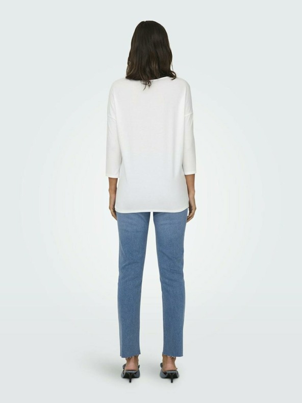 ONLY Fehér női ONLY Glamour póló ONLY Glamour póló