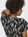ONLY Bézs-fekete női mintás blúz ONLY Vic