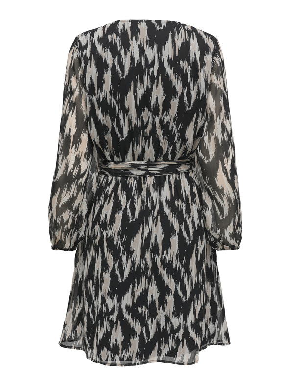 ONLY Bézs-fekete női mintás ruha ONLY Cera