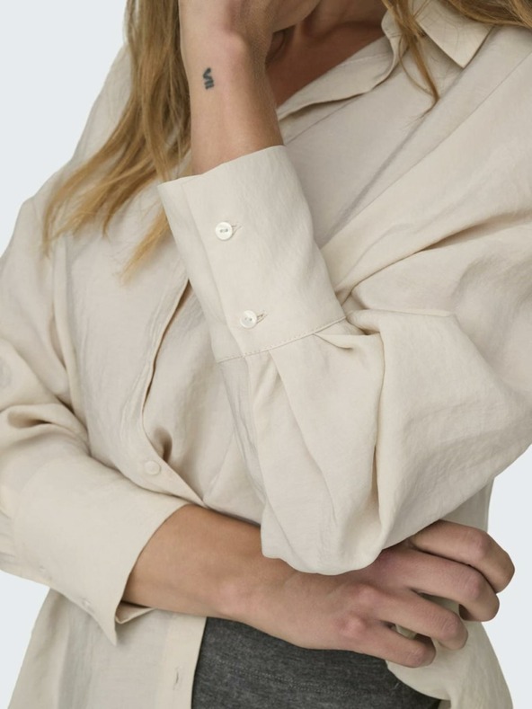 ONLY Bézs női ONLY Zazima póló Bézs színű női póló