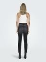 ONLY Fekete női egyenes szabású farmer ONLY Emily Emily